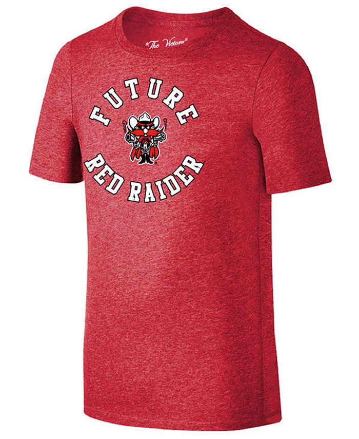 Retro Brand Texas Tech Red Raiders Future Fan Dual Blend T Shirt
