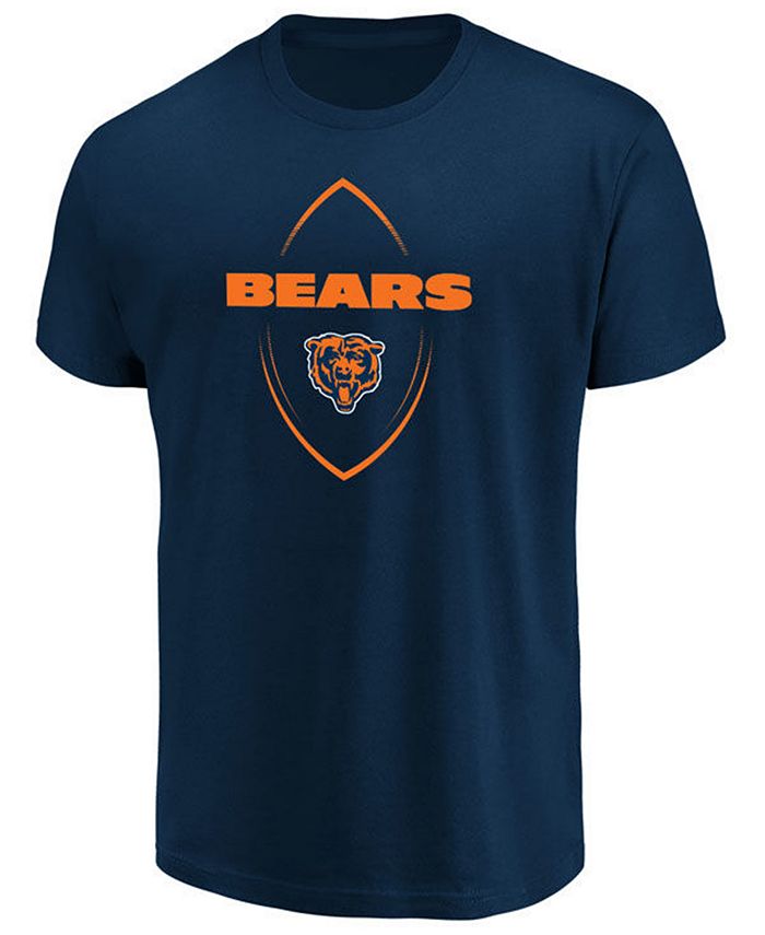 Authentic NFL Apparel Men's Chicago Bears Maximized T-Shirt - Macy's