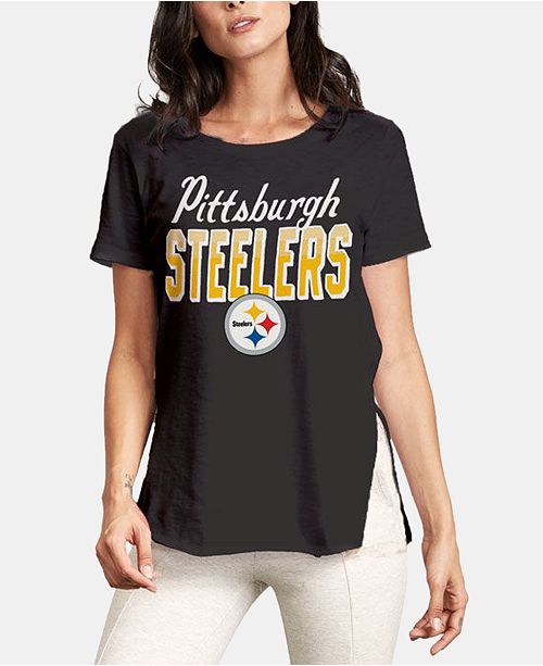 Authentic Nfl Apparel Women S Pittsburgh Steelers Short Sleeve T