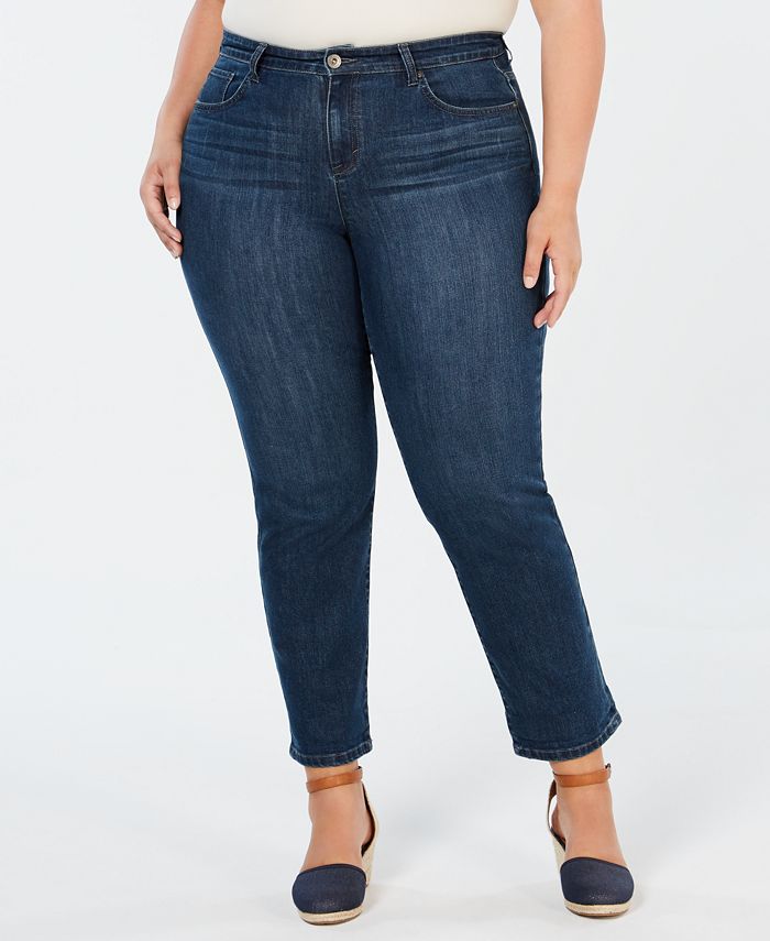 Style & Co Plus Size Cotton Boyfriend Jeans, Created for Macy's - Macy's