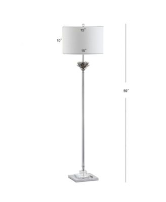 Amelia Lotus Crystal or Metal Led Floor Lamp