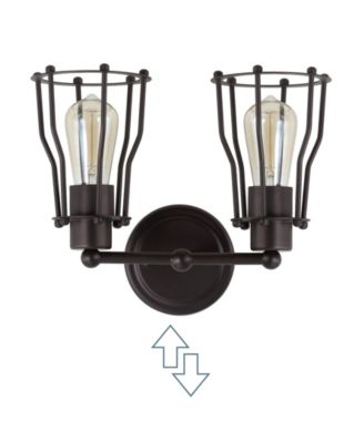Evelyn 2-Light Metal Vanity Light