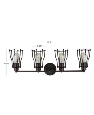 Evelyn 4-Light Metal Vanity Light