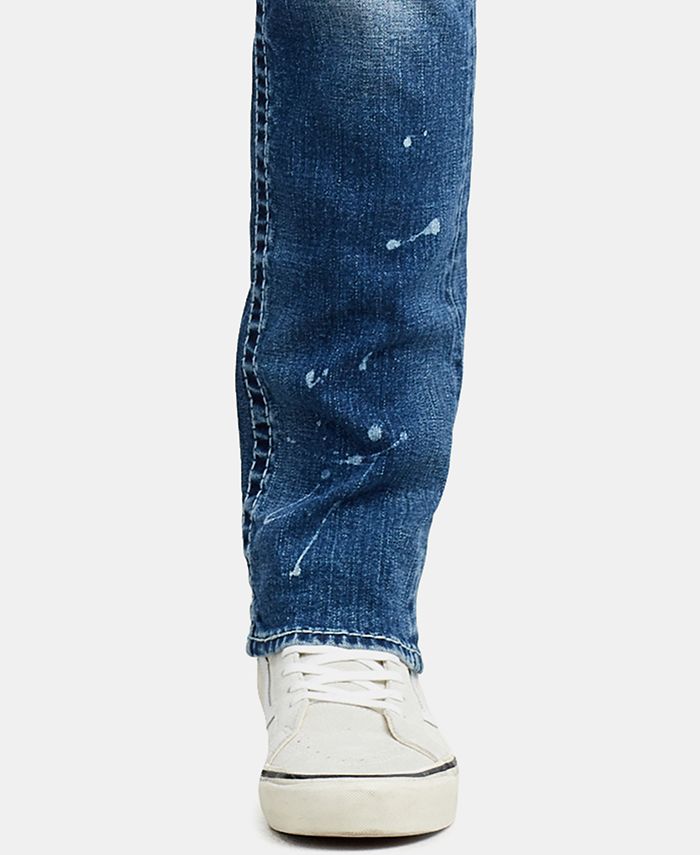 True Religion Mens Skinny-Fit Bleach Splatter Jeans - Macy's
