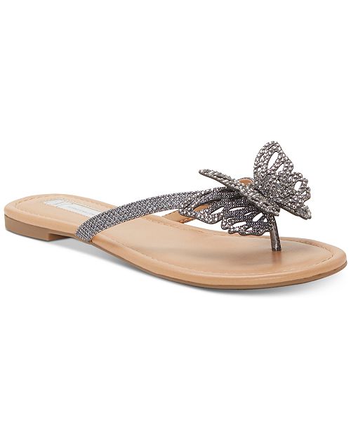 INC International Concepts I.N.C. Women's Marsha Butterfly Flip-Flop Sandals, Created for Macy's ...