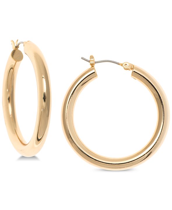 Lauren Ralph Lauren Medium Hoop Earrings & Reviews - Earrings - Jewelry ...