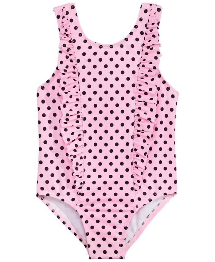 Penelope Mack Toddler Girls 1-Pc. Dot-Print Swimsuit - Macy's