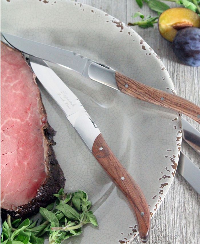 French Home Laguiole Connoisseur Rosewood Steak Knives, Set of 4 Macy's
