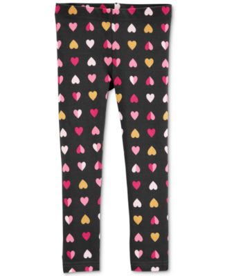Carter's - Toddler Girls Heart-Print Leggings