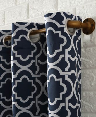 Barnett Trellis Blackout Grommet Curtain Panel