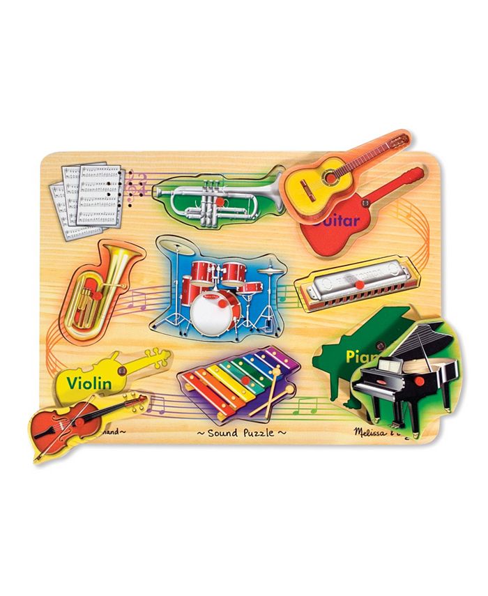 Melissa and Doug Musical Instruments Sound Puzzle Macy s