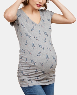 image of Motherhood Maternity Ruched T-Shirt