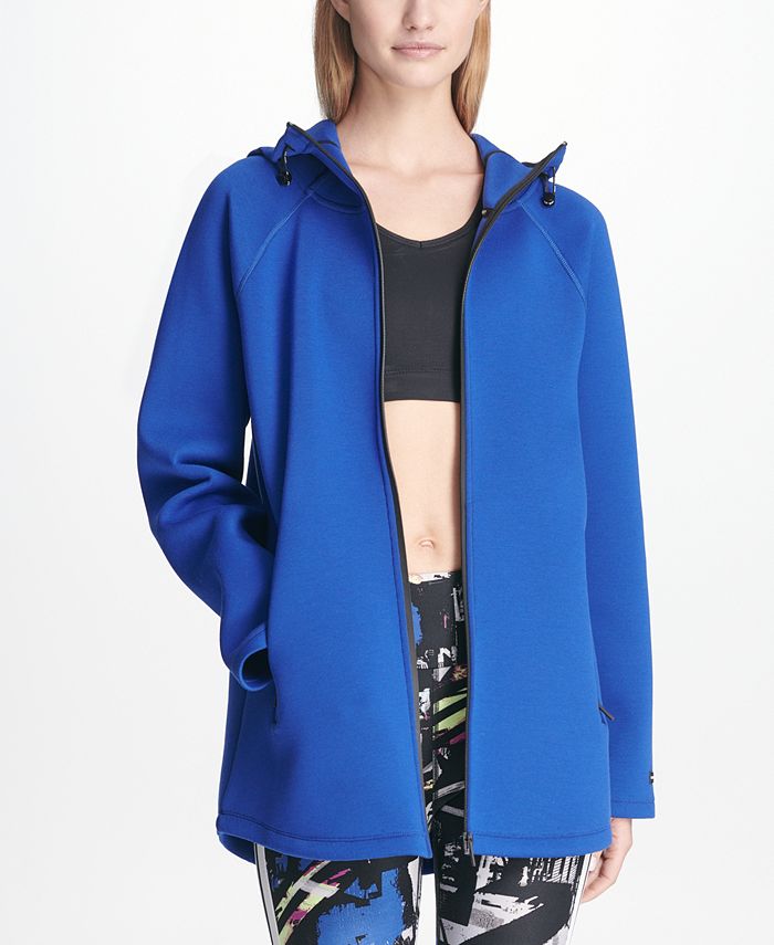 DKNY Sport Colorblocked Zip-Front Hoodie & Reviews - Jackets & Blazers ...