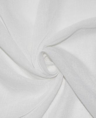 Slub Textured Linen Blend Grommet Top Curtain