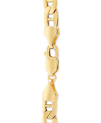 Italian Gold - Mariner Link Chain 24" Necklace in 10k Gold