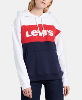 Levi's - Cotton Colorblocked Logo Hoodie