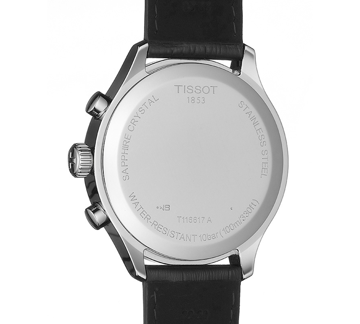 Shop Tissot Men's Swiss Chronograph Chrono Xl Classic T-sport Black Leather Strap Watch 45mm In Black,black