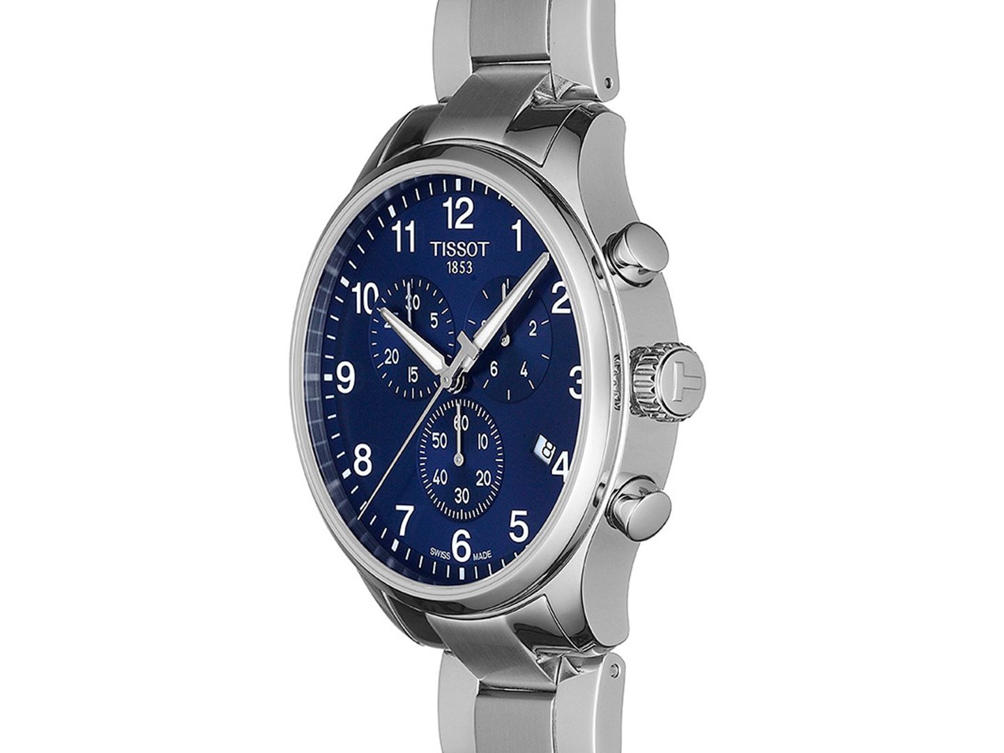 Мужские часы Tissot Swiss Chronograph Chrono XL Classic T-Sport Stainless Steel Bracelet Watch 45mm — фото 9