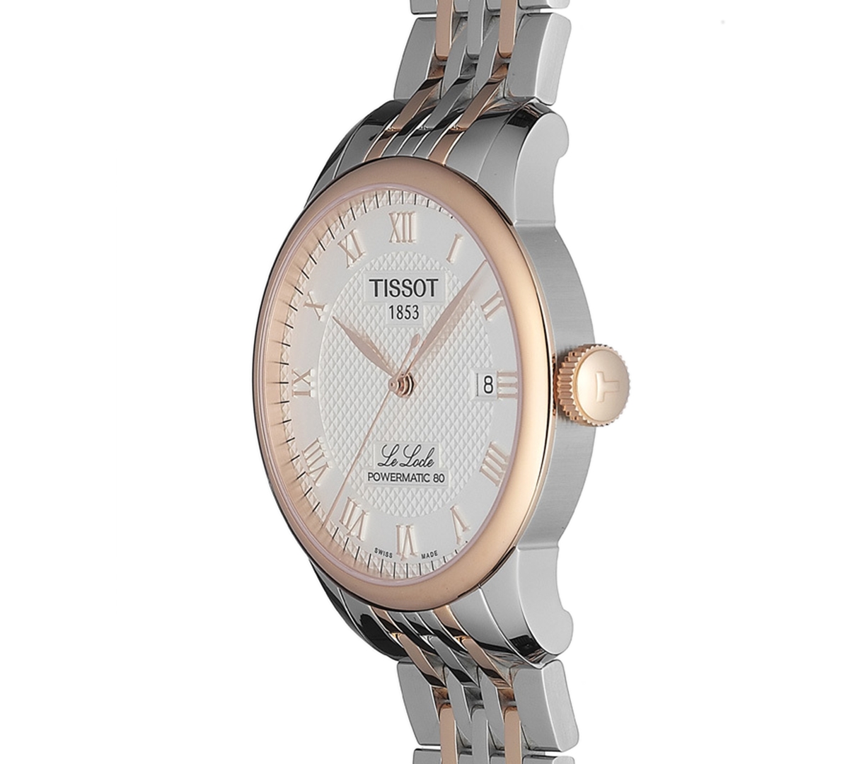 Shop Tissot Men's Swiss Automatic Le Locle Two-tone Stainless Steel Bracelet Watch 39mm