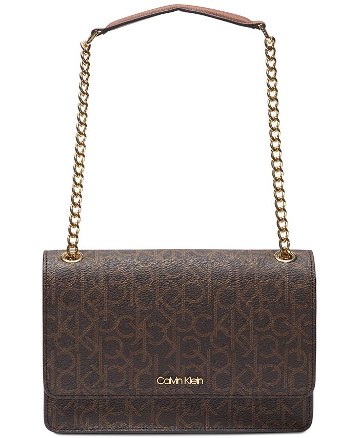 Calvin Klein Hayden Signature Shoulder Bag & Reviews - Handbags &  Accessories - Macy's