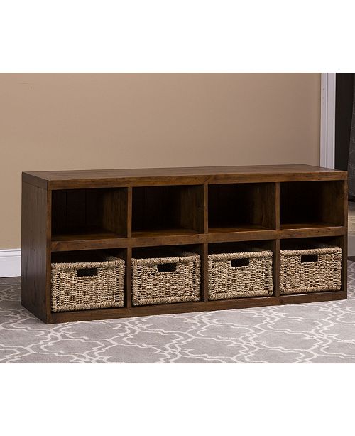 Hillsdale Tuscan Retreat Storage Console with Four (4) Baskets