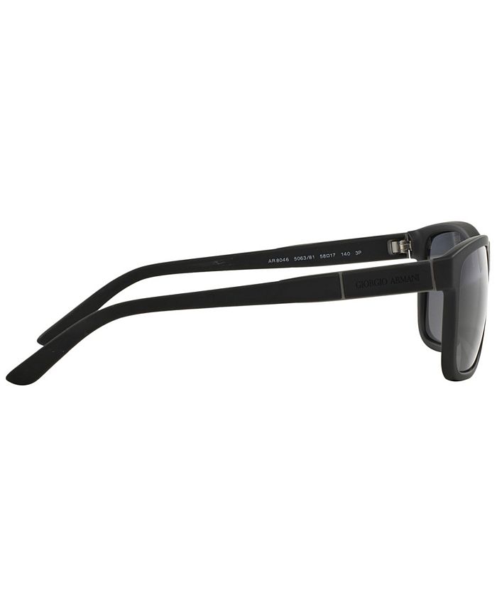 Giorgio Armani Polarized Sunglasses, AR8046 58 - Macy's