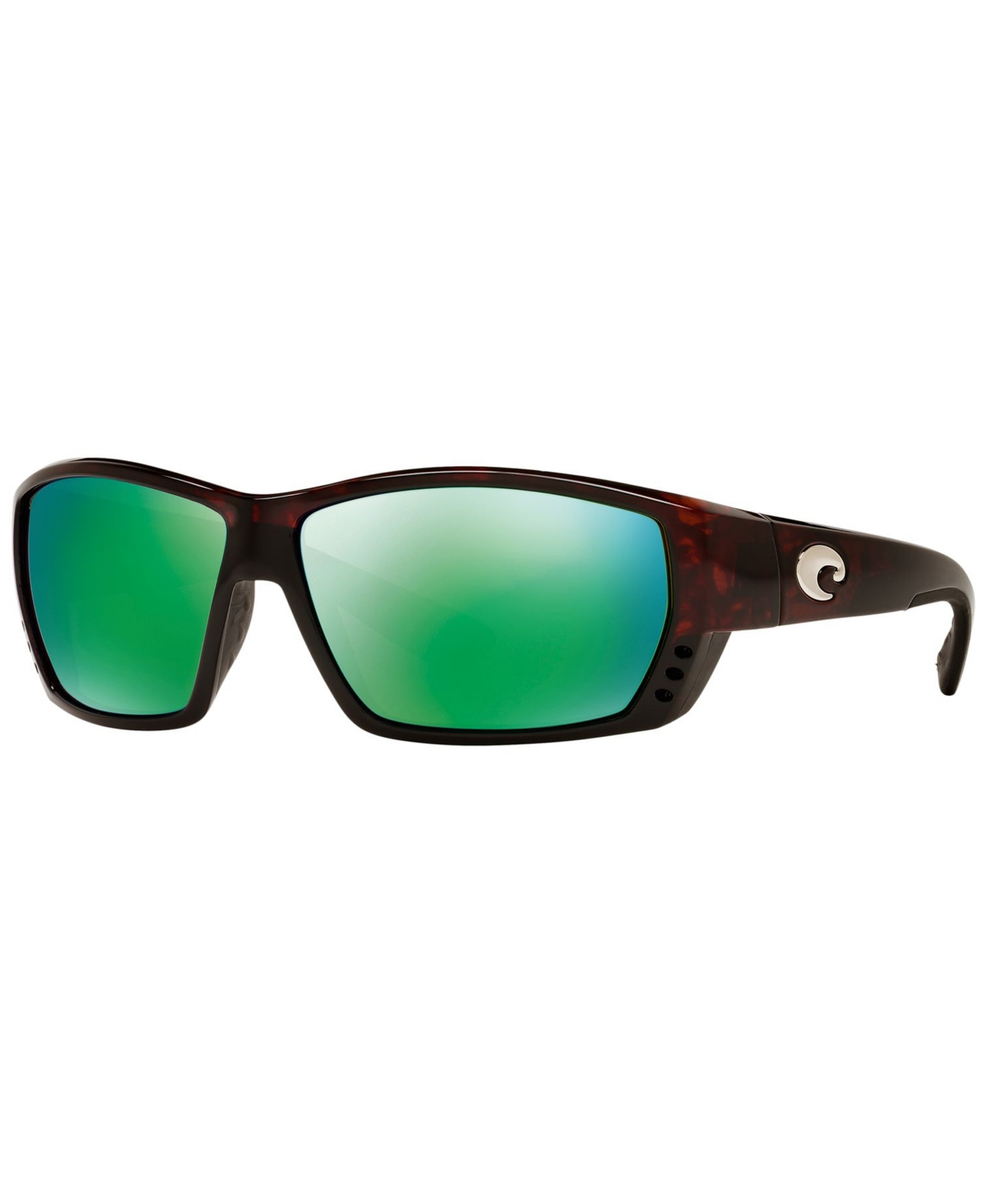 Costa Del Mar Polarized Sunglasses, Tuna Alley In Tortoise,gun Mirror Polar