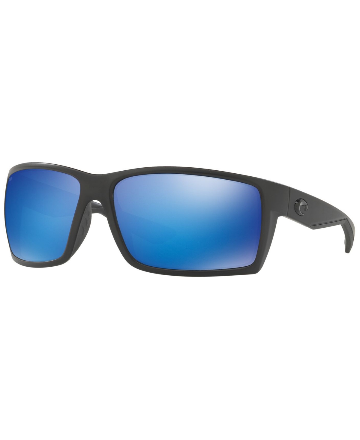 Costa Del Mar Polarized Sunglasses, Reefton 64 In Black Black,blue Mirror Polar