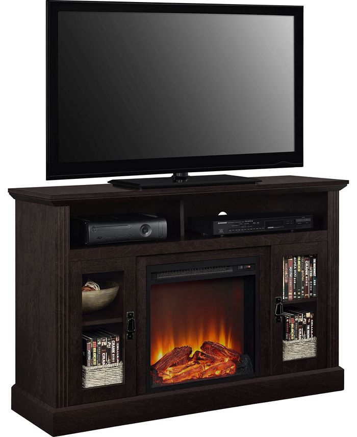 Ameriwood Home Electric Fireplace Tv Console For Tvs Up To 50