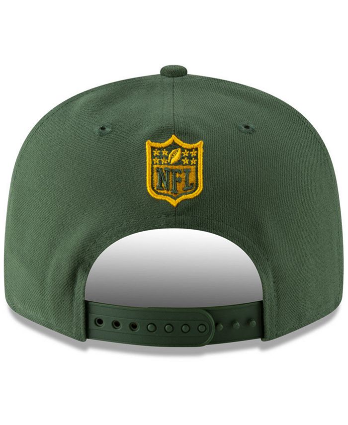 New Era Green Bay Packers Metal Thread 9FIFTY Snapback Cap - Macy's