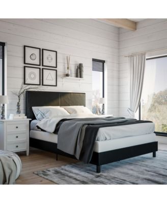 EveryRoom - Jazmine Full Upholstered Bed in Grey Linen
