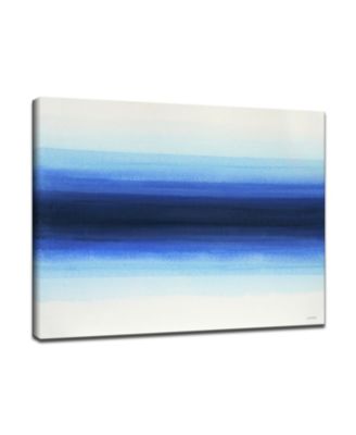 'Deepest' Blue Abstract Canvas Wall Art, 30x40"