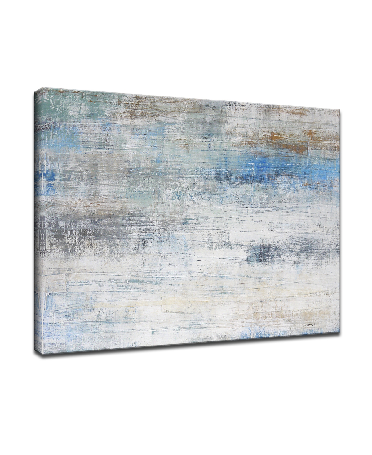 Ready2HangArt 'Sandy Beach' Abstract Canvas Wall Art