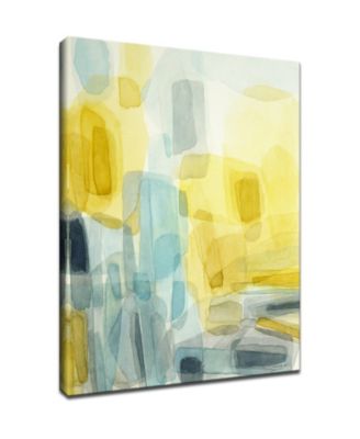 'Sun and Rain' Abstract Canvas Wall Art, 40x30"