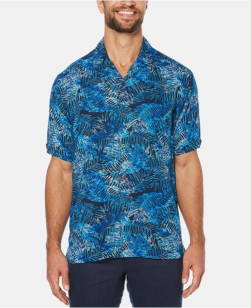 Cubavera Men's Tropical Leaf Short-Sleeve Shirt & Reviews - Casual ...