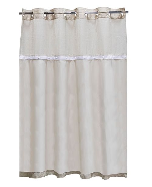 Hookless Peva Snap 70" x 54" Shower Curtain Liner & Reviews Shower