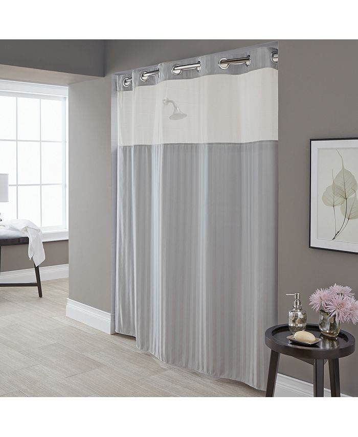 Hookless Park Avenue Stripe 3in1 Shower Curtain Macy's