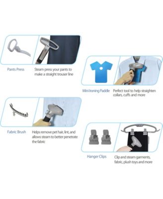 salav professional dual bar garment steamer with foot pedal controls