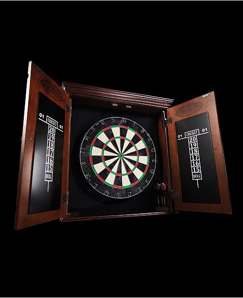 Md Sports Barrington Chatham Bristle Dartboard And Cabinet Set