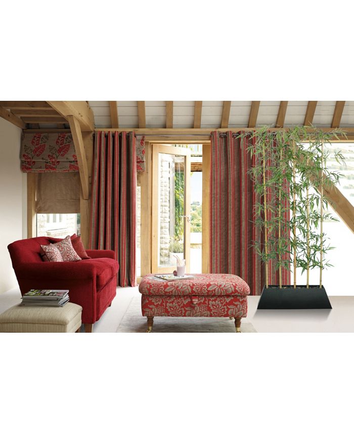 Vintage Home 96" Tall Silk Bamboo Tree Screen Artificial Home Décor