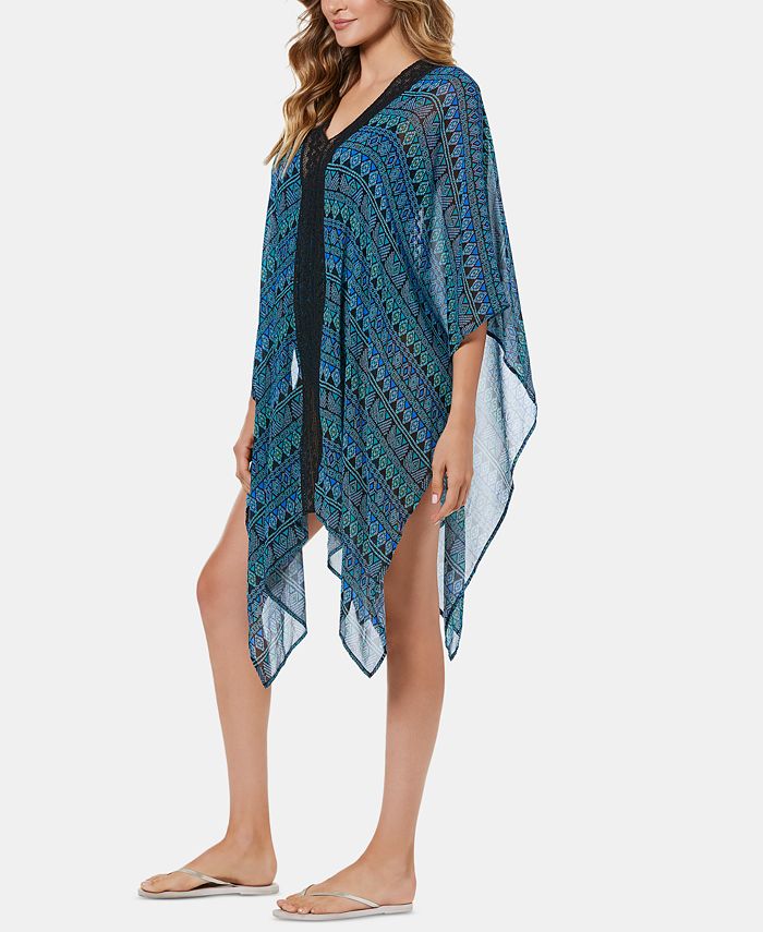 Miraclesuit Gypsy Printed Caftan Cover-Up - Macy's