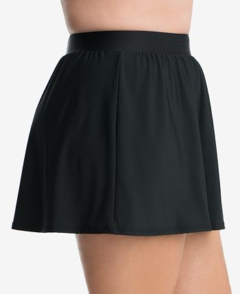 Miraclesuit - Plus Size Solid Swim Skirt