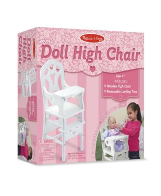 melissa and doug doll high chair