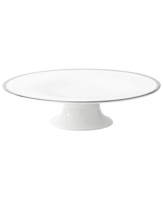 Vera Wang Wedgwood Dinnerware, Grosgrain Cake Stand - Macy's