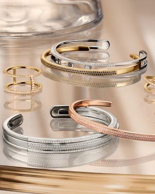 Michael Kors Women's Custom Kors Pavé Sterling Silver Nesting Bracelet Jacket