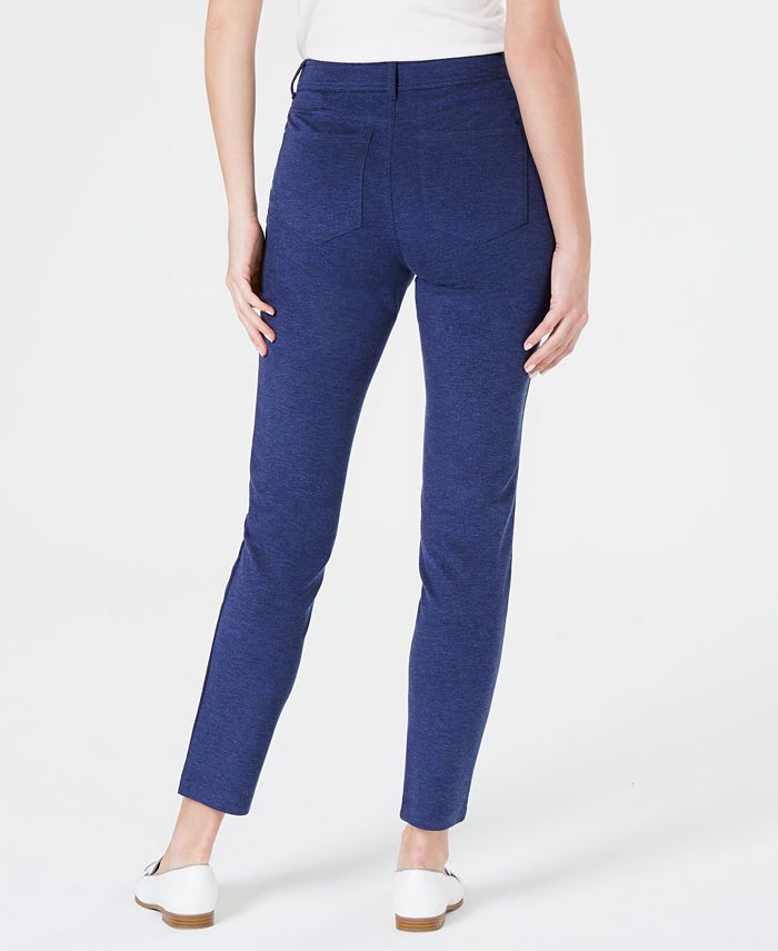 Charter Club High-Rise Ponte Skinny Pants, Created for Macy's - Macy's