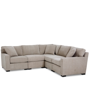 FURNITURE RADLEY FABRIC 5-PC. SECTIONAL SOFA WITH CORNER PIECE, CREATED FOR MACY'S
