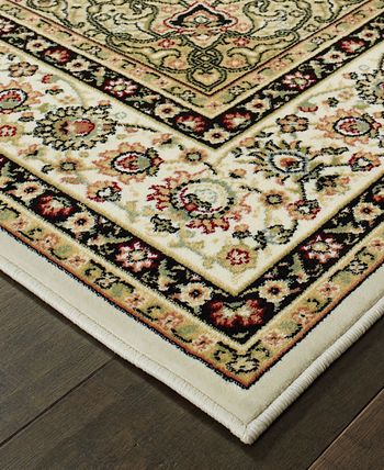 Oriental Weavers - Kashan 119W Ivory/Beige 9'10" x 12'10" Area Rug
