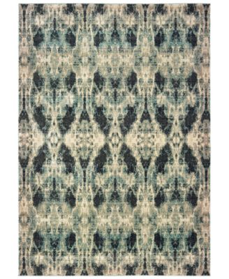 Oriental Weavers - Raleigh 5507B Gray/Blue 5'3" x 7'6" Area Rug