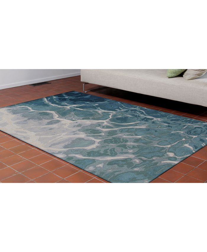 Liora Manne' - Corsica 9146 Water 5' x 7'6" Area Rug